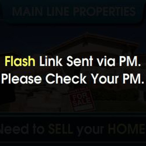 Main Line Properties needs a new flash banner