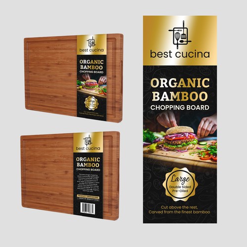 Bamboo Chopping Board Colour Card (2 Bamboo Chopping Board Models) Design by Rajith Shantha