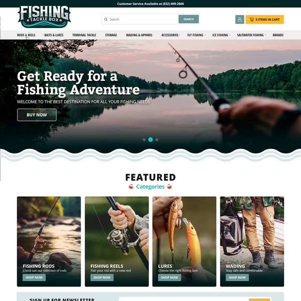 Complete site design for eCommerce platform 