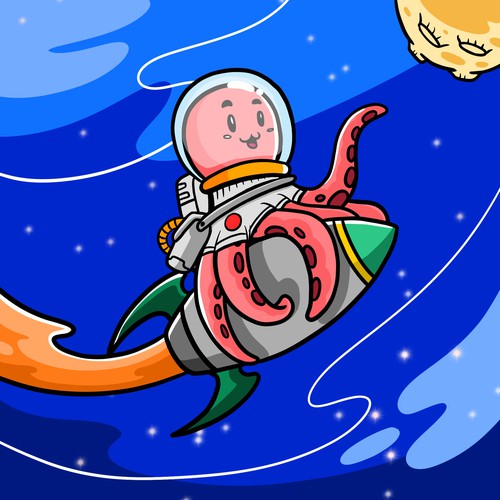 A Team Mascot That's Going To The Moon! Design by arma.arma