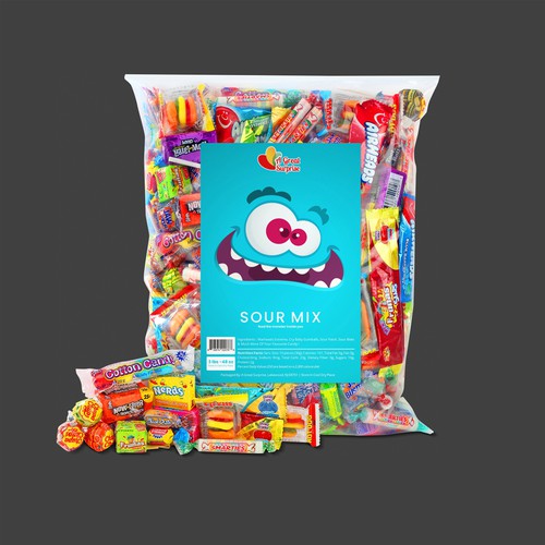 Design a modern, clean, chic, and professional candy label. Design by Imrank
