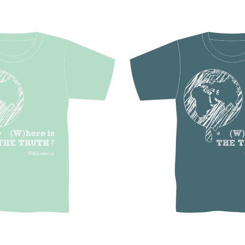 New t-shirt design(s) wanted for WikiLeaks デザイン by ivf4007