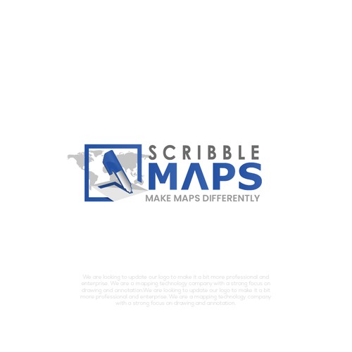 Scribble Maps Logo Refresh/Redesign Design by JosH.Creative™