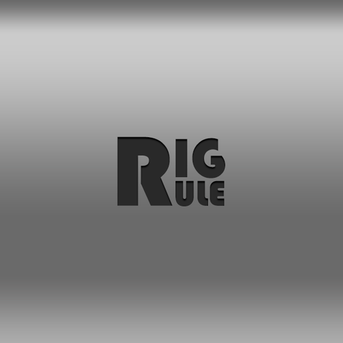 Rig Rule needs Lettering Design (wordmark) Design by designRays