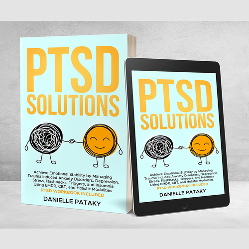 Captivating book cover design that shows the feelings associated with healing from PTSD trauma Design réalisé par Farax Ahmed