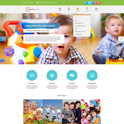Web page design contest entry by exkeez