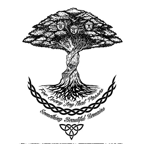 dead oak tree tattoo meaning