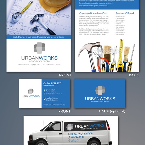 Create the next stationery for Urbanworks