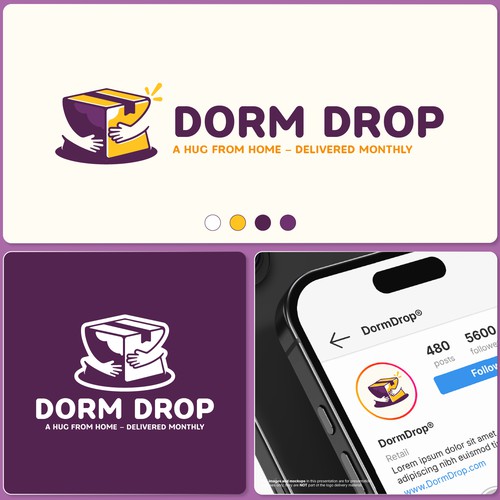 Design a Fresh, Feel-Good Logo for a College Subscription Box Design by Wiraa™