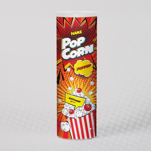 Premium Quality Popped Pop Corn Packaging Design réalisé par Dimario Moretti