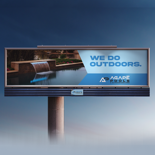 POOL AND OUTDOOR LIVING BILLBOARD DESIGN Design by Pice Wilf