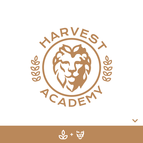 Harvest Academy Lions Mascot Design by josta