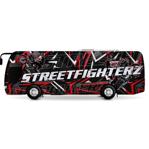 Streetfighterz RV Wrap Design by AdrianC_Designer✅