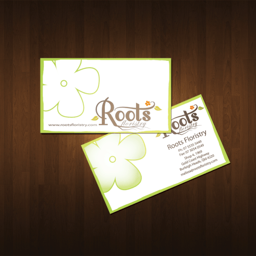 New stationery wanted for Roots Floristry Ontwerp door NiaMonifa