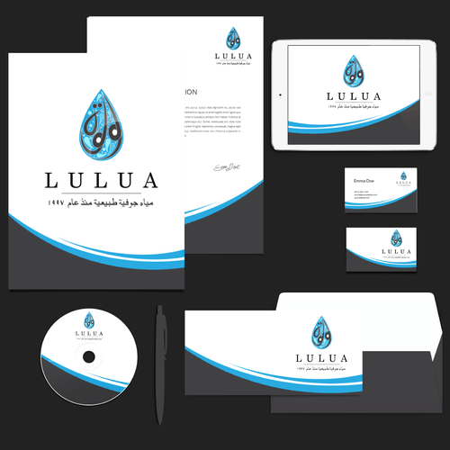 Papelería propuesta en el concurso por doomstic doom