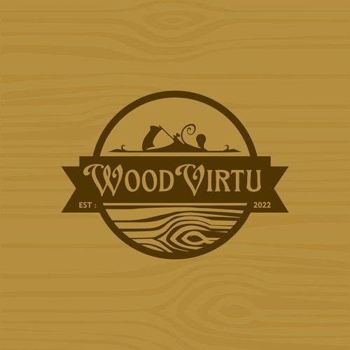 design a custom modern woodworking logo-ontwerp door InfiniDesign