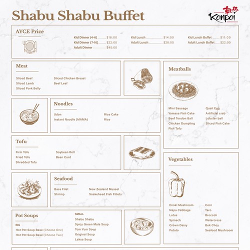 Designs | Design a 2 sided restaurant menu | Menu contest