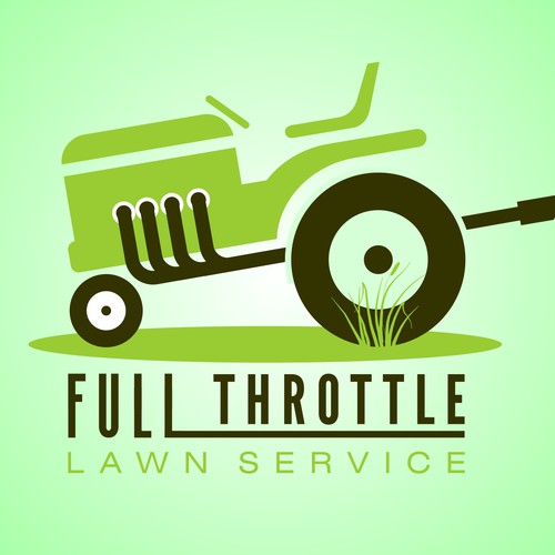 コンペ「New logo wanted for Full Throttle Lawn Service」のデザイン by double6ixさん 