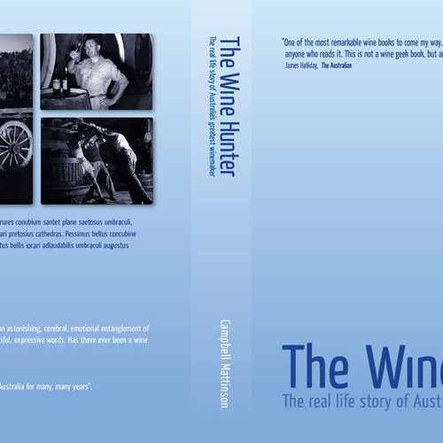 Book Cover -- The Wine Hunter Diseño de Denniee