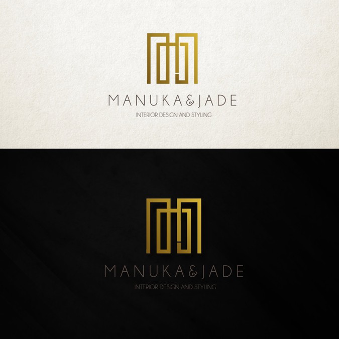 Elegant And Impactful Logo Design For Manuka Jade Interior