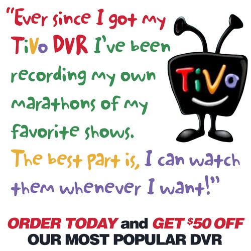 Banner design project for TiVo Réalisé par Dan Meyer