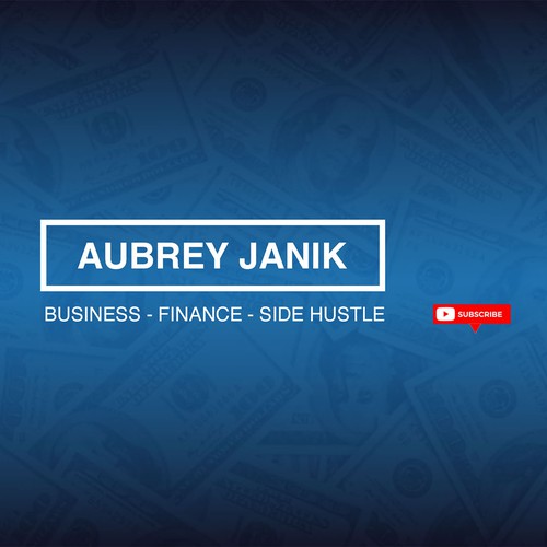 Banner Image for a Personal Finance/Business YouTube Channel Design by Universo Estudio