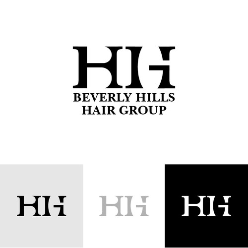 CHANEL/ CELINE STYLE LOGO FOR HAIR AND WELLNESS GROUP Design by BRANDITU