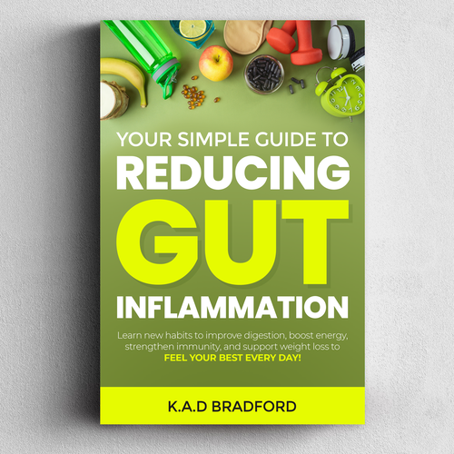 Gut health looking at it&rsquo;s best! | Book cover contest | 99designs