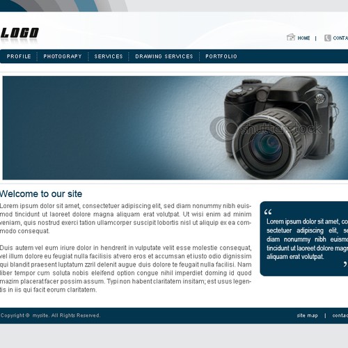 1-3 Page Website Template Design von Albert Angelo