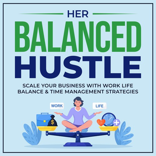 Her Balanced Hustle Cover Art Design by Unboxing Studio
