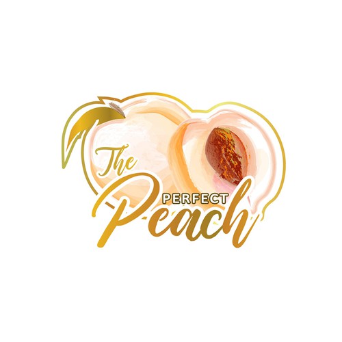 The Perfect Peach! Peach Bleach Logo Design by A_S_design