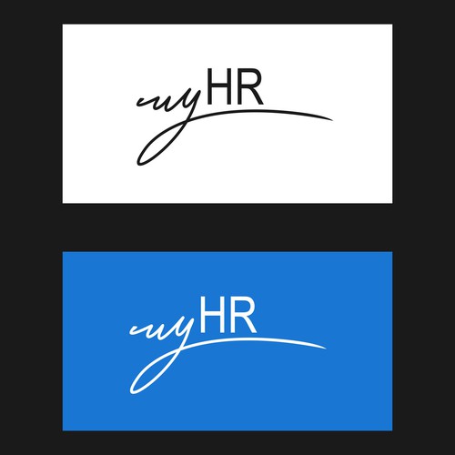 Create an awesome logo for myHR, the #1 HR Software in Luxembourg ! Design by Vhyn.dsg
