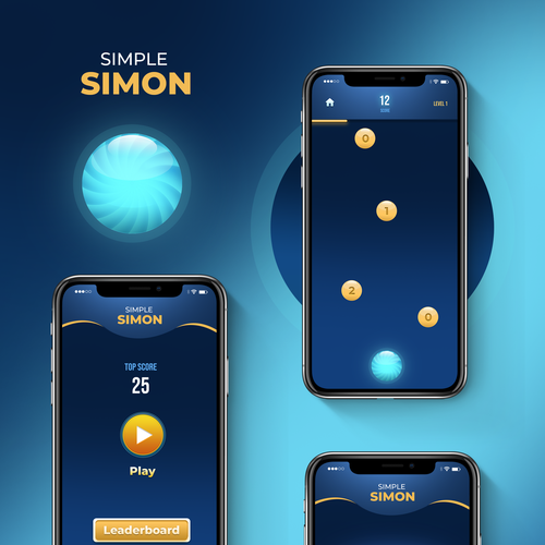 Simple Game UI Design Design by Shubham Vashishtha