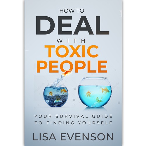 Design an Inspiring and Eye-Catching Cover for a Book on Dealing with Toxic People. Design by ink.sharia