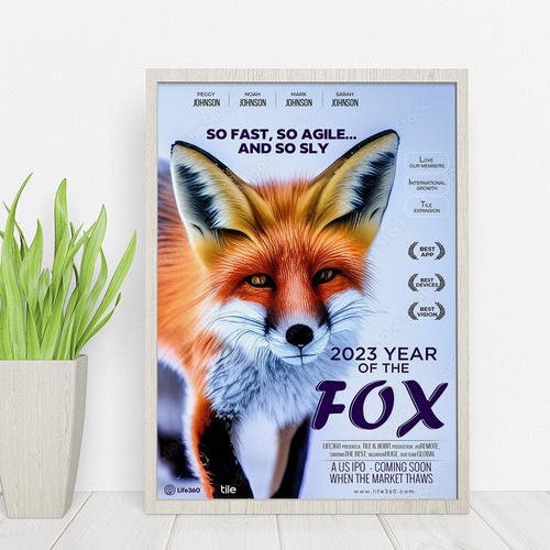 Life360 2023 Year of the Fox Poster Design by Sketch Media™