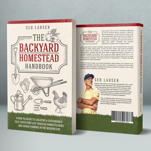 Backyard Homesteading & Urban Farming Book Cover Design Design by ianskey