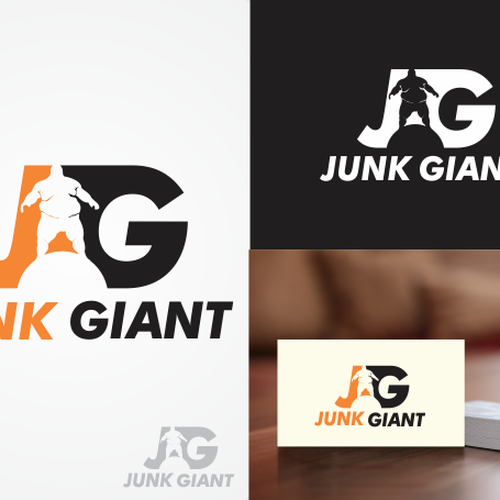 Create a modern, eye-catching logo for junk removal company Junk Giant. Design by Brainstorming_day