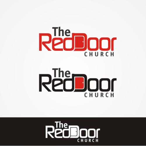 Red Door church logo Design por LuckyJack