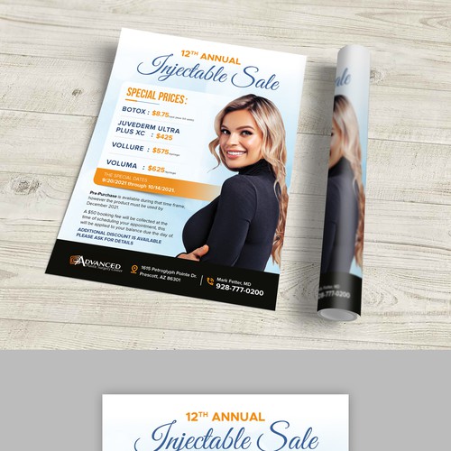 Botox and Filler Injectable Sale Add Design by Krishna Arts