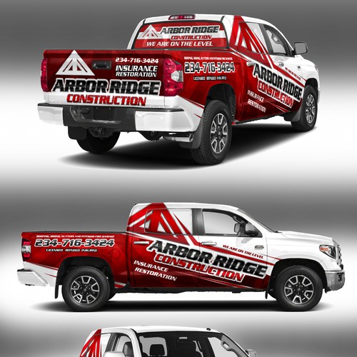 design a truck wrap that stand out from other construction companies Ontwerp door J.Chaushev