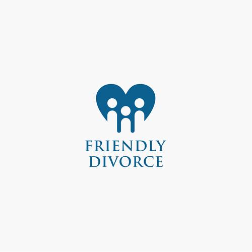Friendly Divorce Logo Design by DigitArte