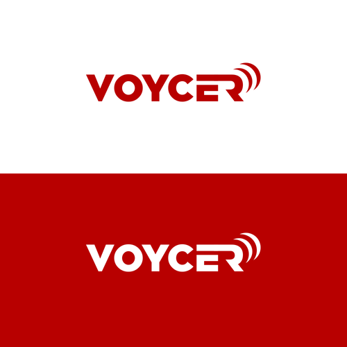 Clean, modern, Voycer logo for B2B community platform for consumer brands Design by LivRayArt