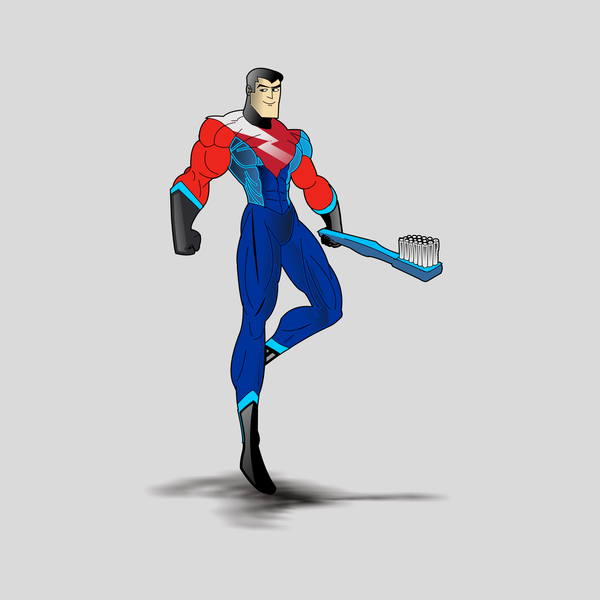 Design by BL4CK R3VOLUTIONS titled "Design a mascot for Mouthpower.org"