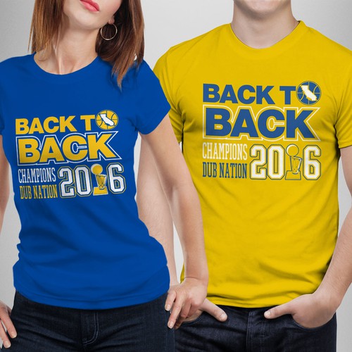 Back to back champions, T-shirt contest