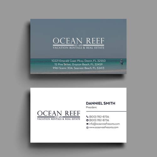 Design a fun, beach-inspired Business Card Design by TanLearn