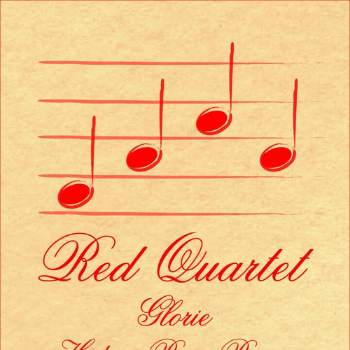 Glorie "Red Quartet" Wine Label Design Design by Designer1001