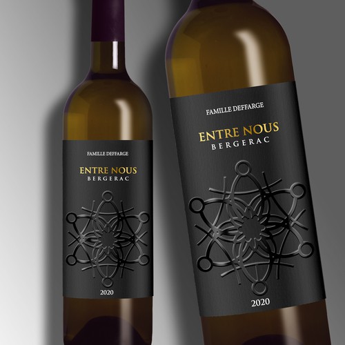 New label for a new french wine ! Design by Debdutta*