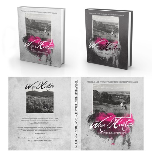 Book Cover -- The Wine Hunter Diseño de Dartgh