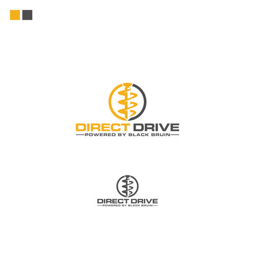 Design Direct Drive Logo di Log_In