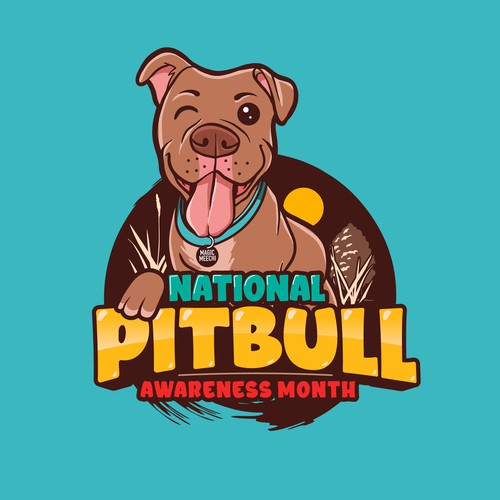 Magic Meechi - National Pitbull Awareness Month Design by thelembique